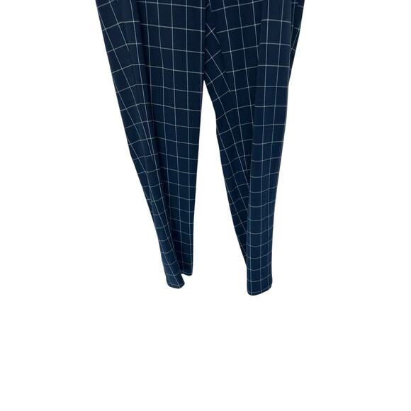 J. Jill Essential Cotton Stretch Pants Blue Pull On Straight Leg Size 16 Tall - Picture 4 of 13